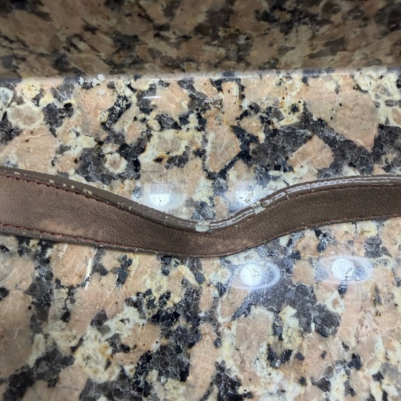 Mona B Gray Canvas Crossbody with Brown Trim - Picture 6 of 6